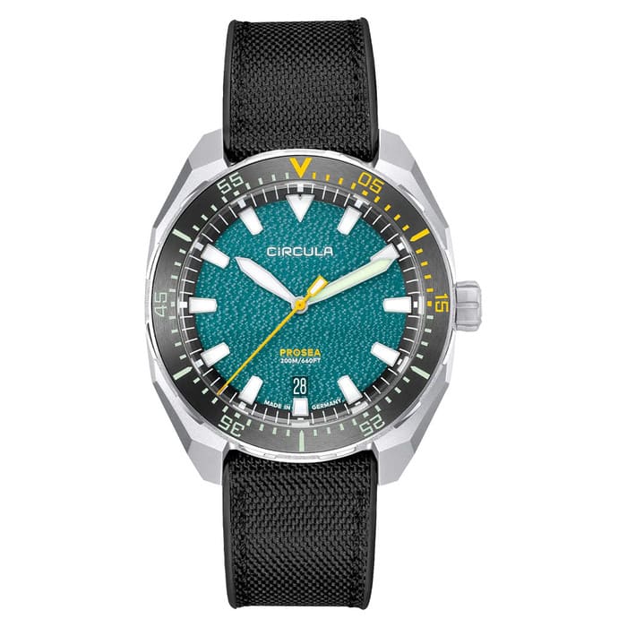 Circula ProSea Automatic Dive Watch with Petrol Paper Dial #PS-SH-PS