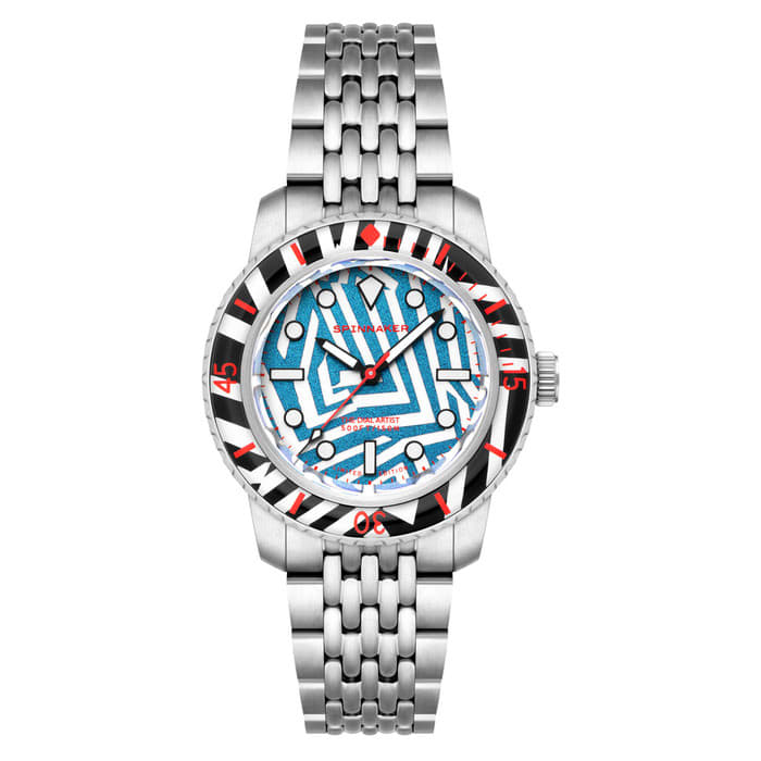 Spinnaker Razzle Dazzle Fleuss 40 Automatic Limited Edition Watch #SP-5165-11