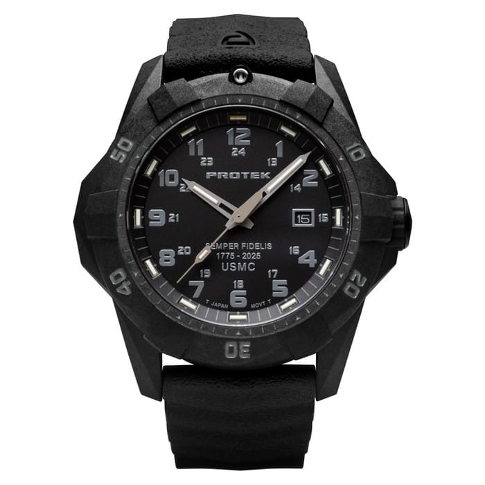 Protek Carbon Composite Dive Watch USMC 250th Anniversary #PT1011SF