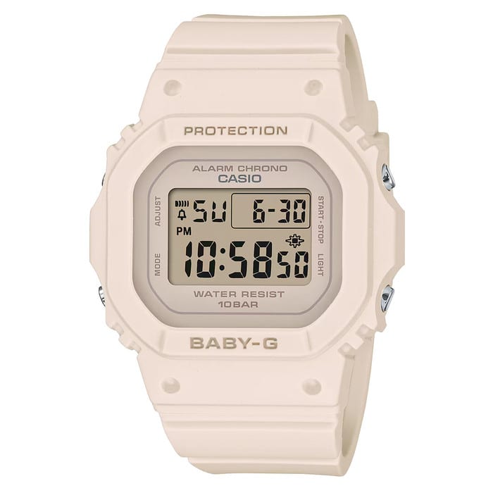 Casio BABY-G Women's Beige Pink Watch #BGD565-4
