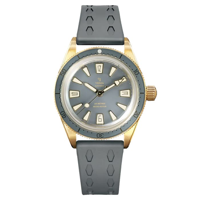 Yema Skin Diver Slim Bronze CMM.20 LE in Grey #YEMA-05