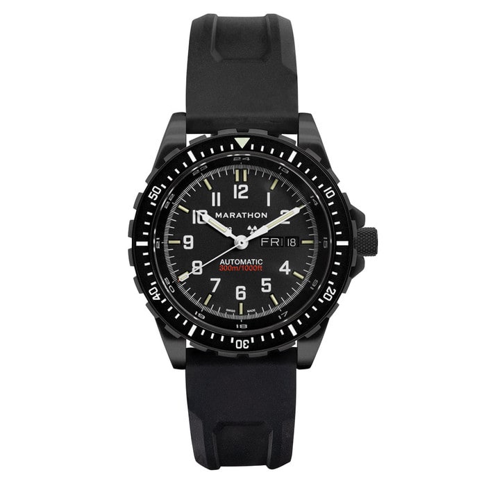 Marathon 46mm Anthracite Jumbo Day-Date Automatic SAR Watch #WW194021BK-0130