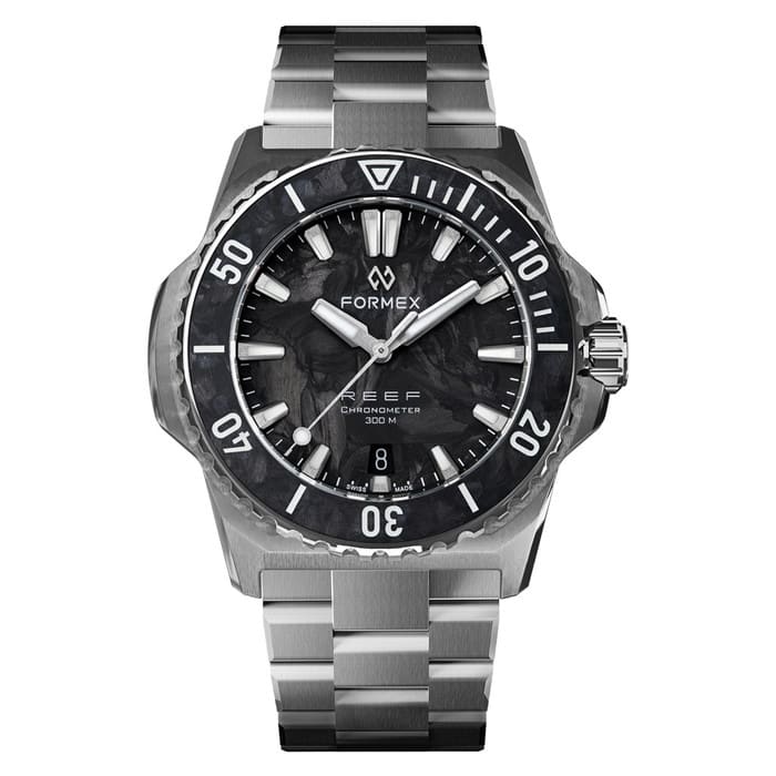 Formex Reef 39.5mm Dive Watch with Forged Carbon Dial and Bezel #2201.1.6399.100