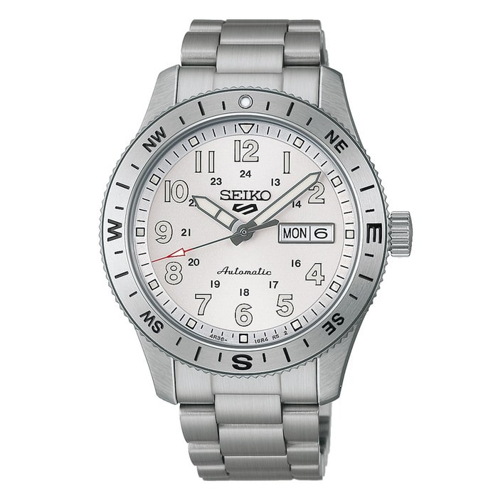 Seiko 5 Sports Field Series with Silver-White Dial #HDB007