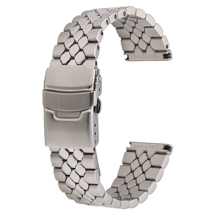 Islander 22mm Universal Fit Scales Watch Bracelet #BRAC-144