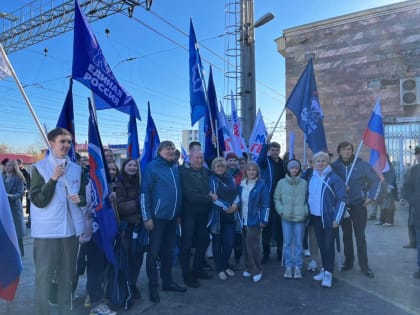 Молодогвардейцы приняли участие в запуске нового наземного метро