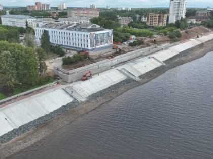 ​На набережной в Кировском районе Перми обустроят велосипедную трассу с памп-треком