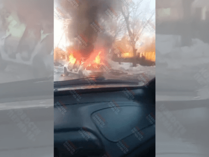 В Перми на дороге загорелась машина