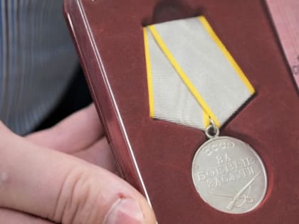 Дмитрий Махонин вручил пермскому историку Стабровскому и его сыну утерянную в 1943-м медаль их деда и прадеда
