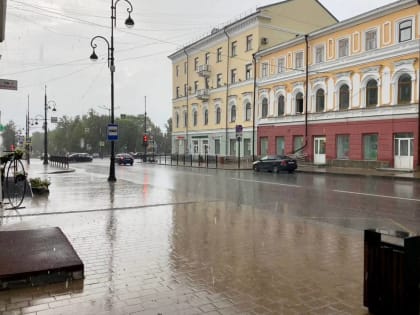 ​В нескольких района Пермского края 22 июля прошли самые сильные за 3,5 месяца ливни