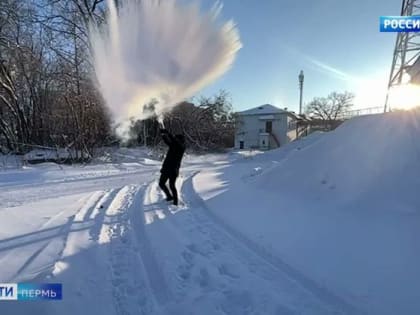 В Прикамье зафиксировали рекордные морозы в ночь на 9 декабря