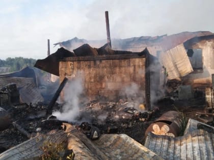 В Пермском крае в селе Таборы сгорел жилой дом