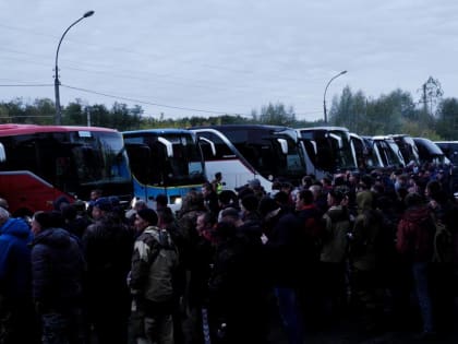 ​Из Перми отправили первый эшелон призванных по частичной мобилизации