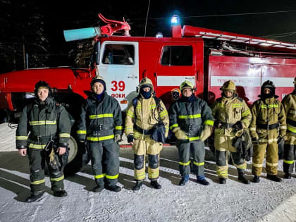 Спасли дом от огня за 14 минут