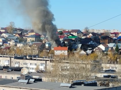 Пожар в частном доме в Березниках