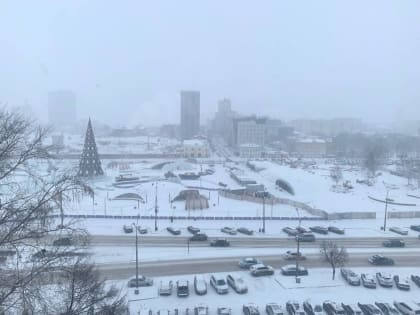 Пермский аэропорт ограничил вылеты и посадку самолетов из-за сильного снегопада