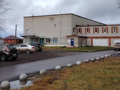 Благоустройство территории Краевой больницы в Березниках