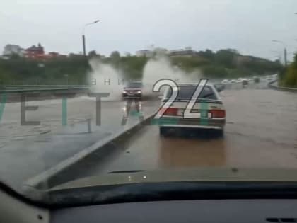 В Перми затопило улицы после сильного дождя