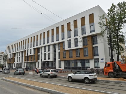 Поликлиника на ул. Ленина в Перми находится на финальной стадии строительства