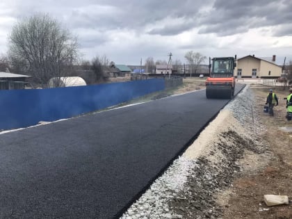 Продолжается благоустройство общественной территории в с. Мохове
