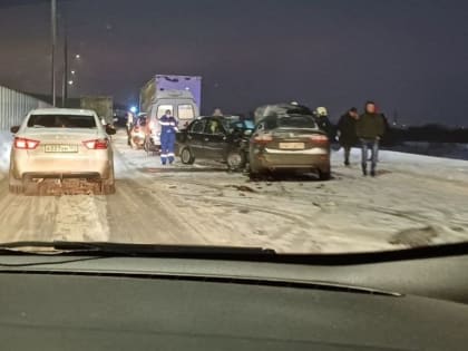 На Восточном обходе Перми произошло массовое ДТП