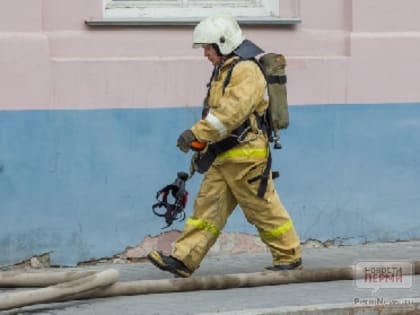 В Чайковском горел легковой автомобиль