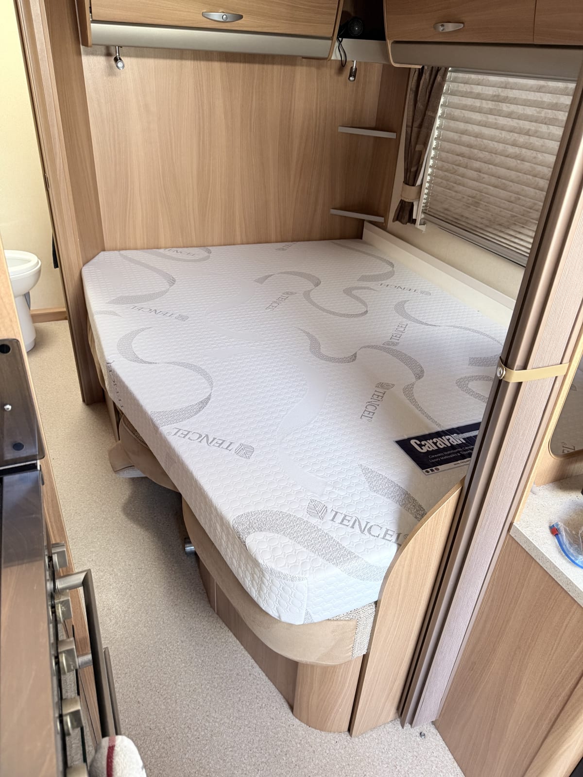 Essential Mattress fitted in Swift Corniche Family 19/4 2011, Llangollen