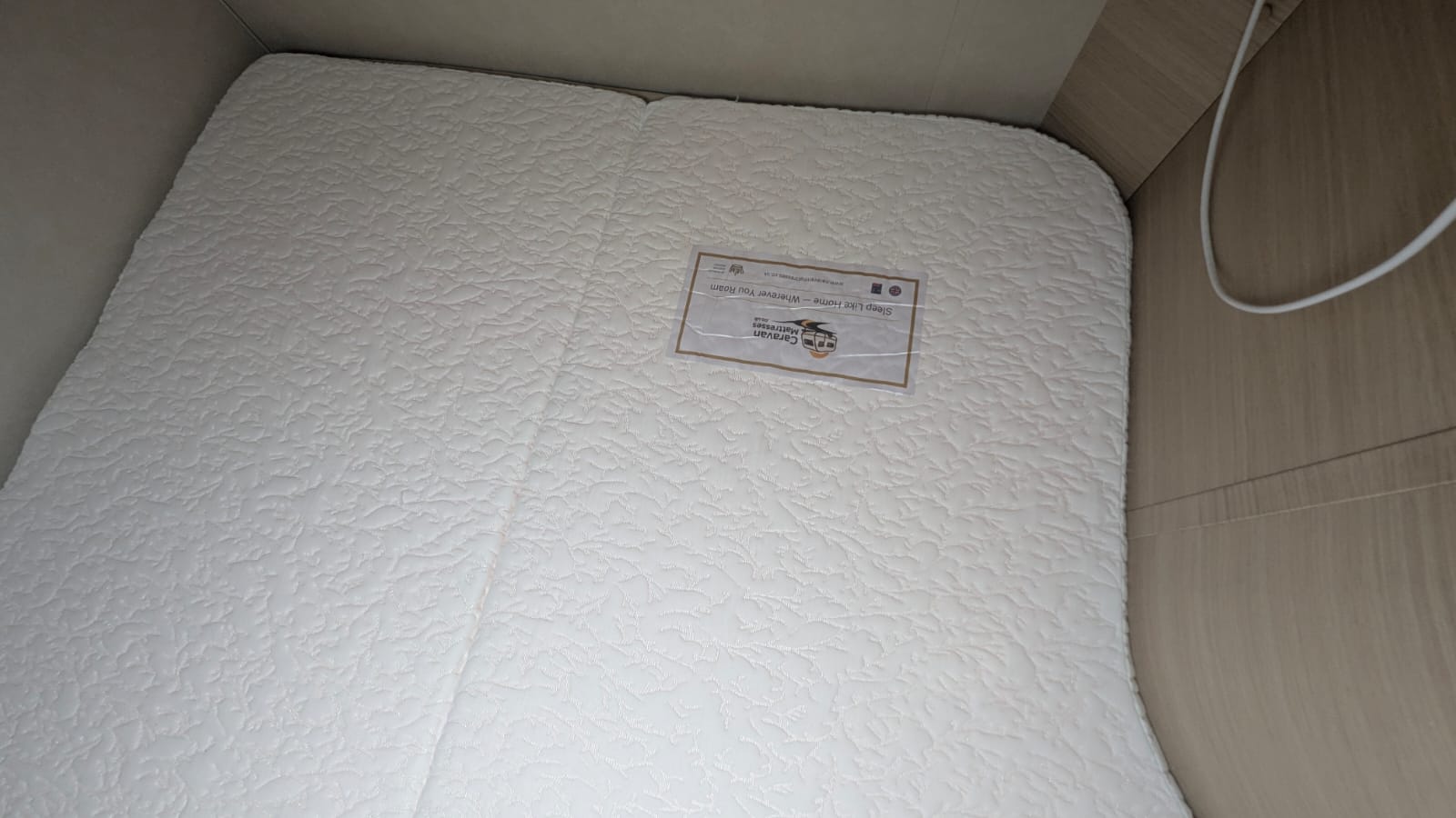 Novolatex™ Mattress fitted in Adria Coral Compact 590 SP 2010, Trowbridge