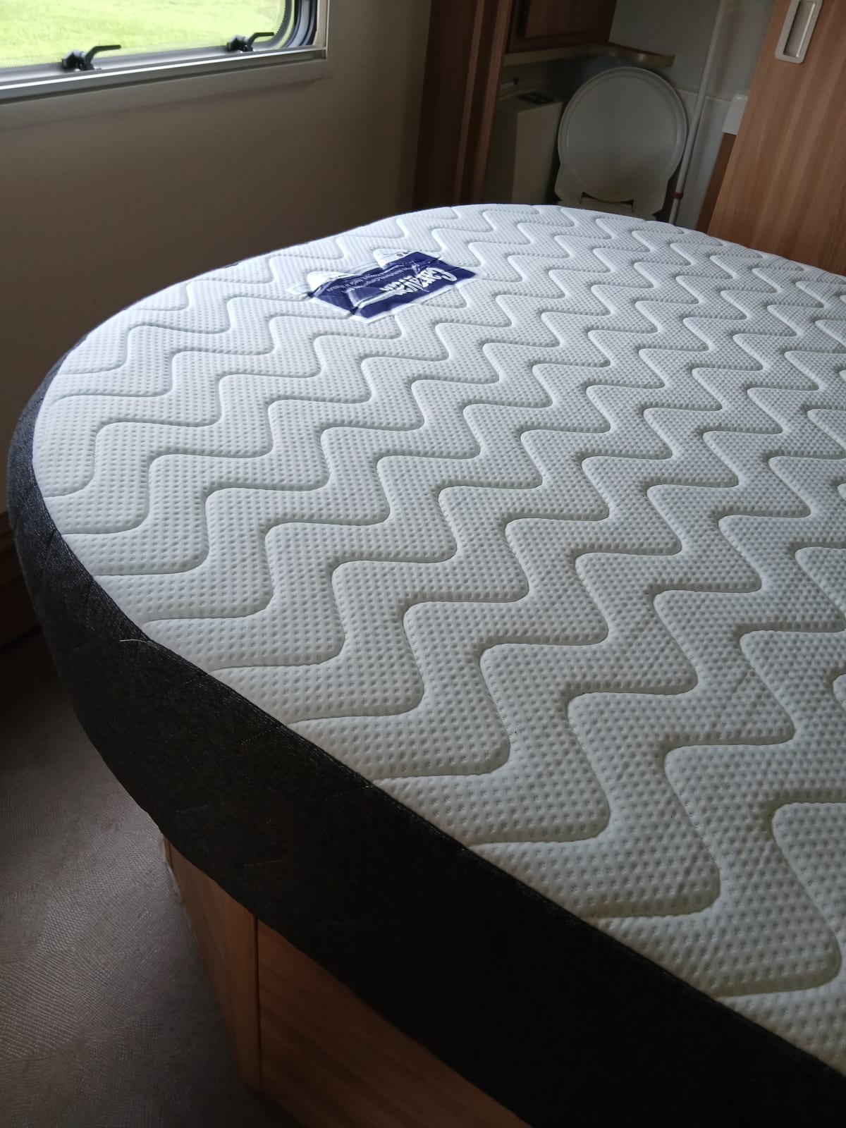 Grand Crescent™ Mattress fitted in Bailey Unicorn Cartagena, Suffolk