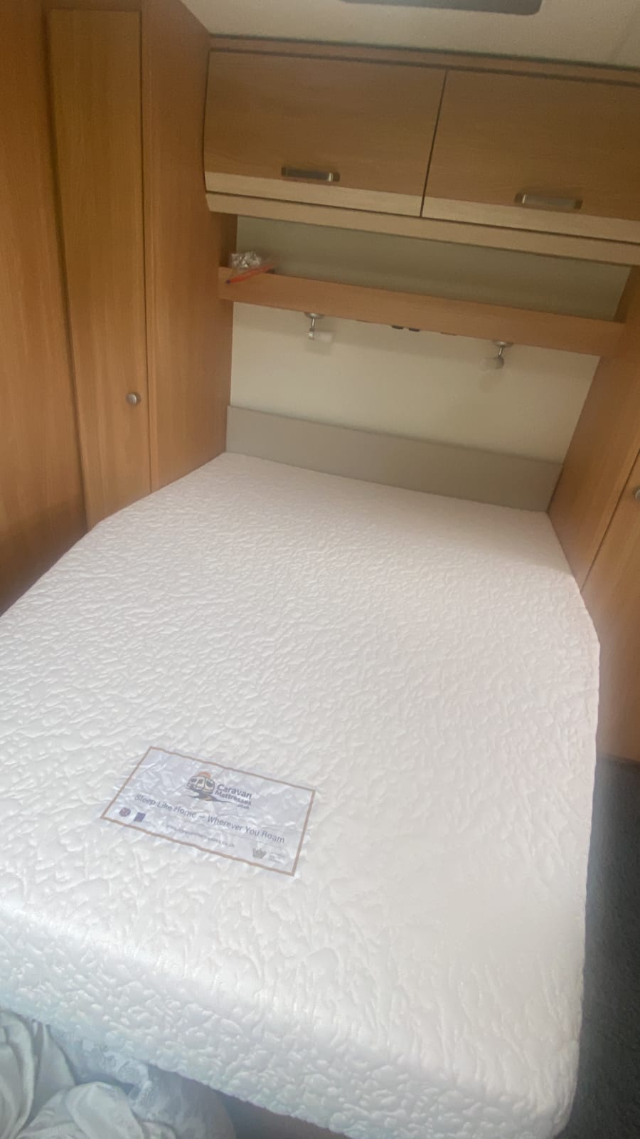 Novolatex™ Mattress fitted in Knaus Star Class 690 2018, Penzance