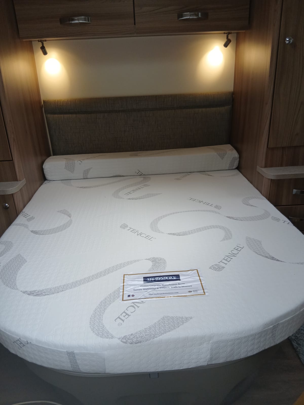 Essential Mattress fitted in Swift Sprite Major 4SB 2017, Grange-over-Sands