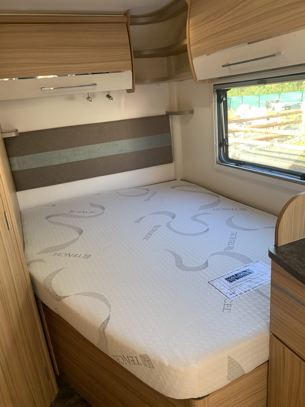 Essential Mattress fitted in Bailey Pegasus Grande SE Turin 2022, Bexley