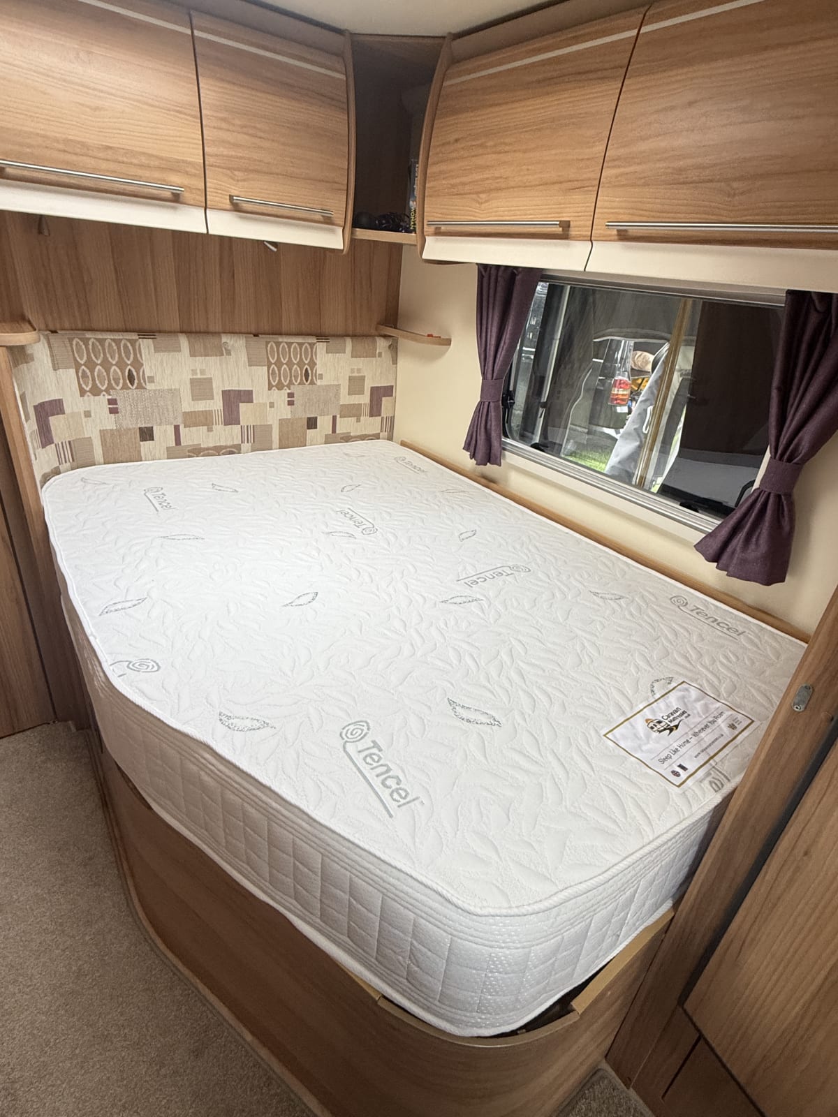 Comfisan™ Mattress fitted in Bailey Unicorn Barcelona Series 2 2014, Birmingham
