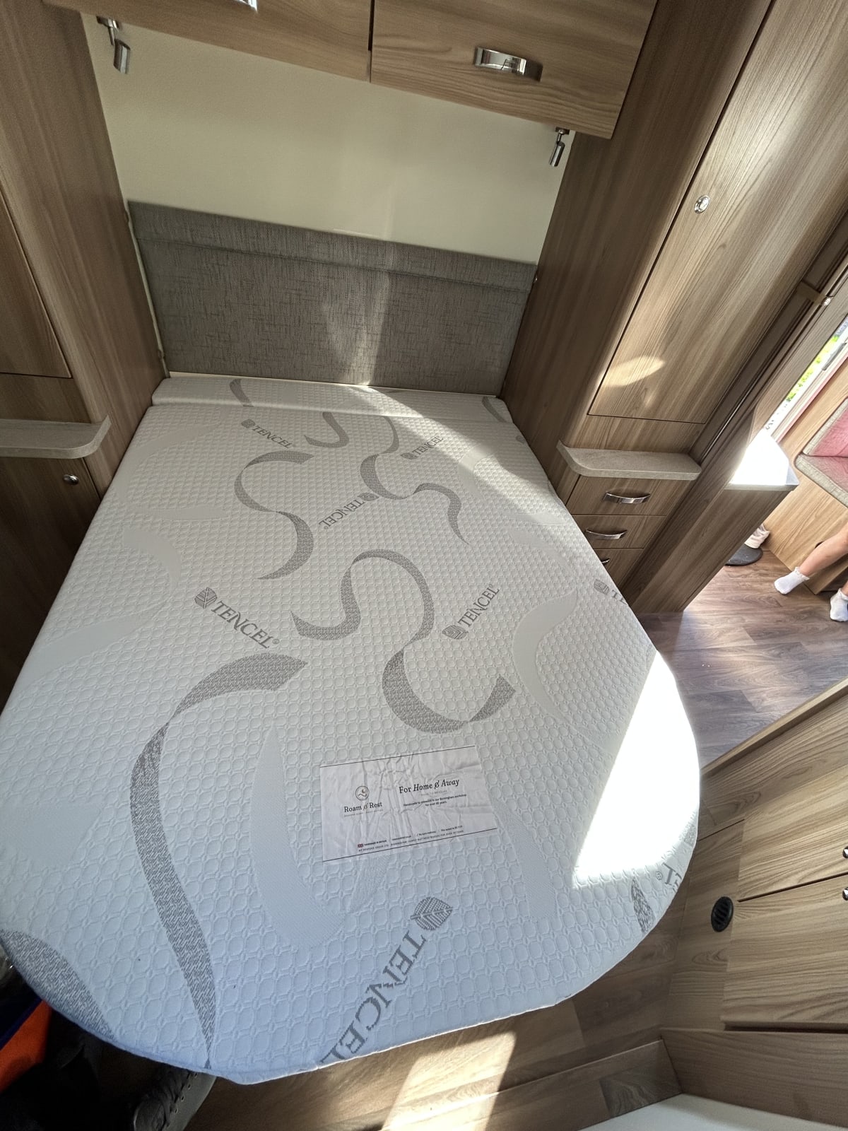 Essential Mattress fitted in Swift Sprite Major 4 SB 2016, Lochgelly