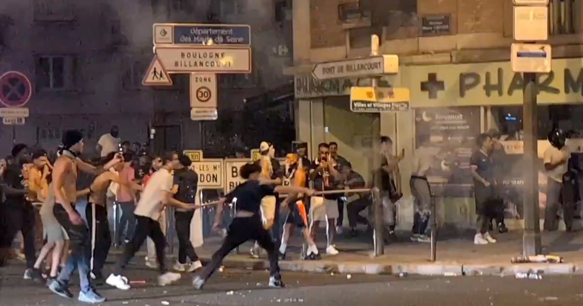 Disturbios en Francia dejan más de 420 detenidos tras la final de la Champions League del PSG