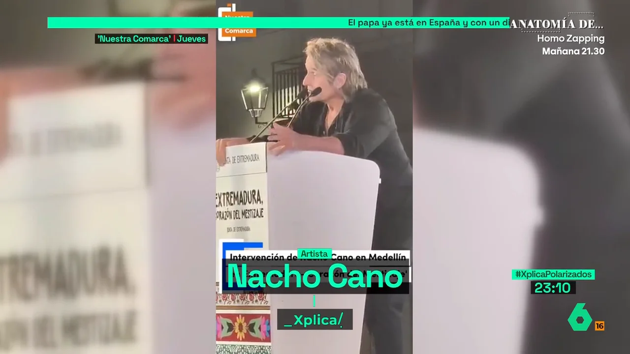Nacho Cano reclama a Claudia Sheinbaum una disculpa para Ayuso durante un acto sobre el mestizaje en Extremadura