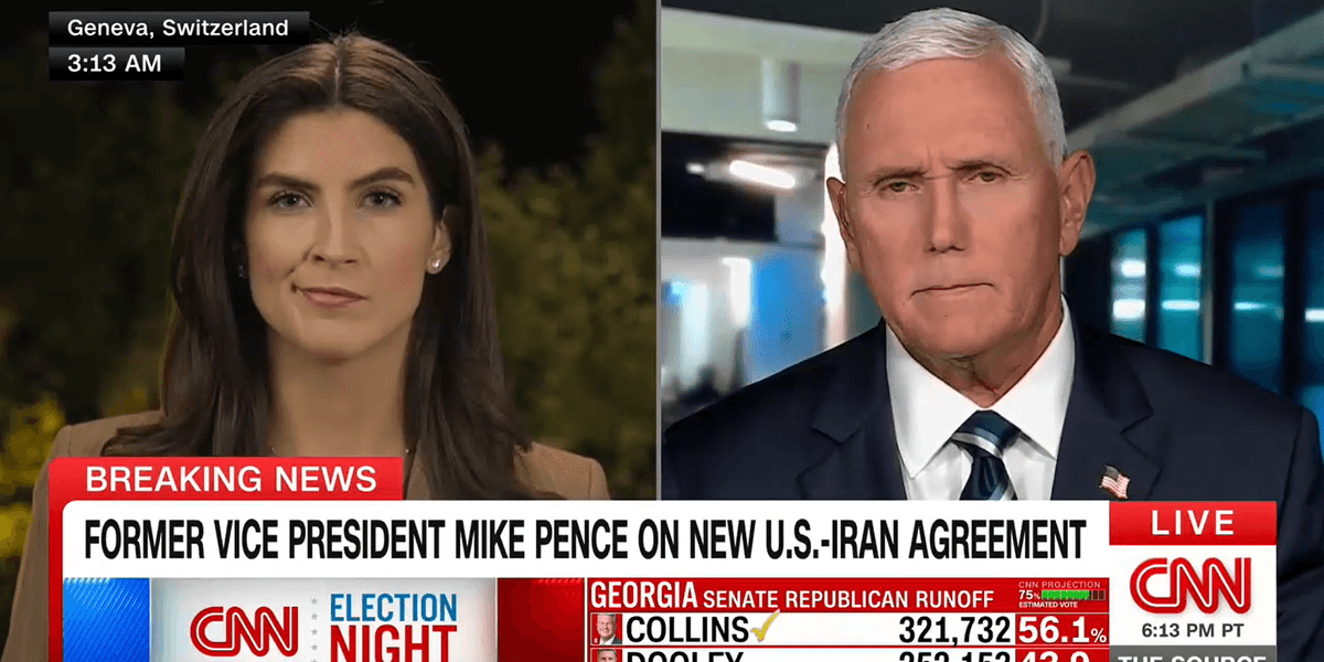 Mike Pence Criticizes Trump's Reported Iran Deal and Opposes Sanctions Relief