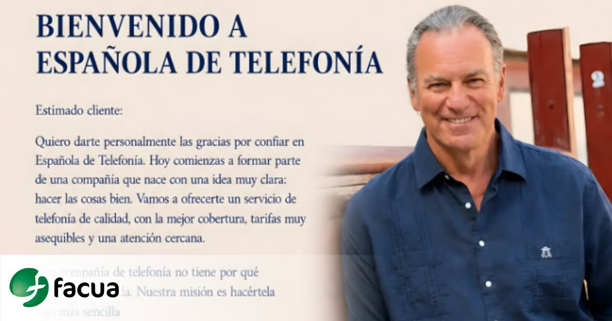 FACUA cuestiona el modelo de negocio de la teleco asociada a Bertín Osborne por actuar como intermediaria de servicios