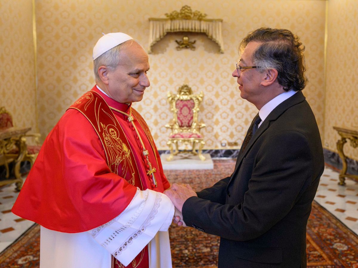 El presidente Gustavo Petro sostuvo audiencia oficial con el papa León XIV en el Vaticano