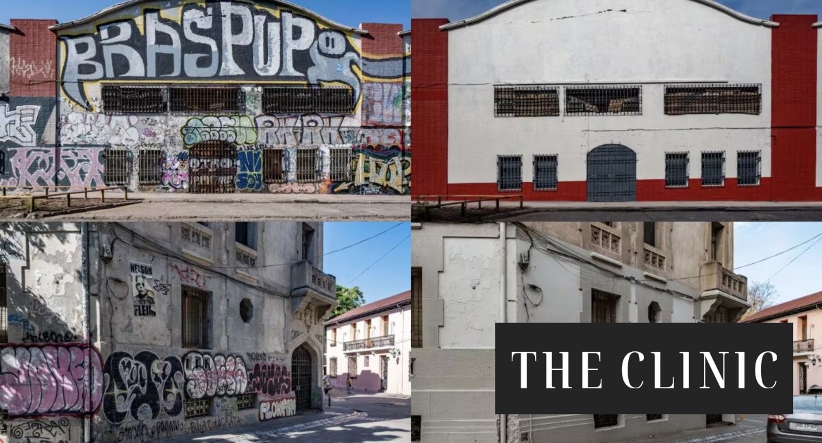 Restauran completamente las fachadas patrimoniales del Barrio Concha y Toro en Santiago