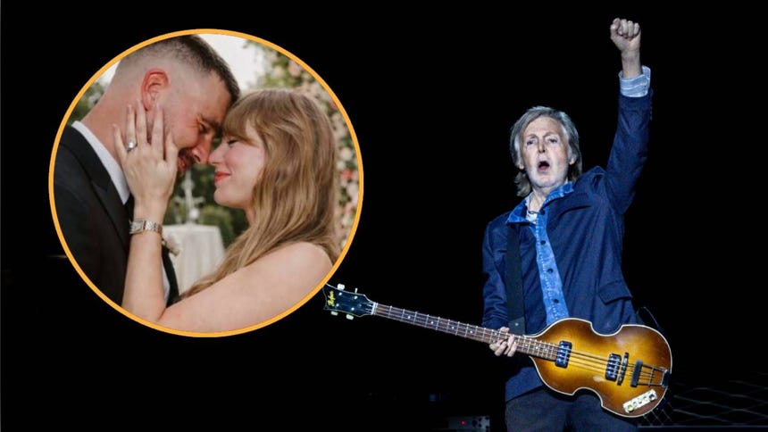 Paul McCartney canta en la boda de Taylor Swift y Travis Kelce
