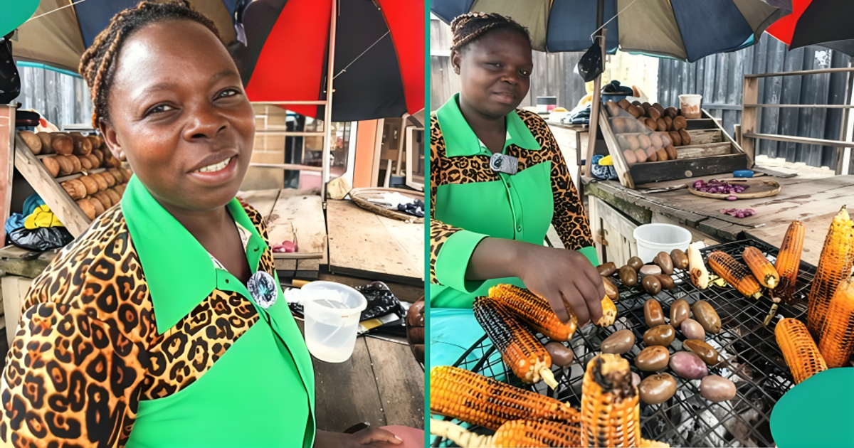 Viral roasted corn seller's ₦2.5 million monthly earnings claim fuels debate over Nigeria's informal economy