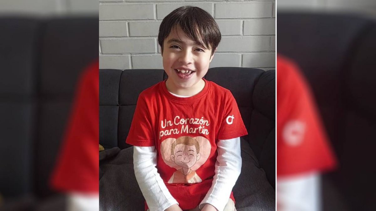Familia de Martín impulsa campaña para financiar el proceso de su esperado trasplante de corazón