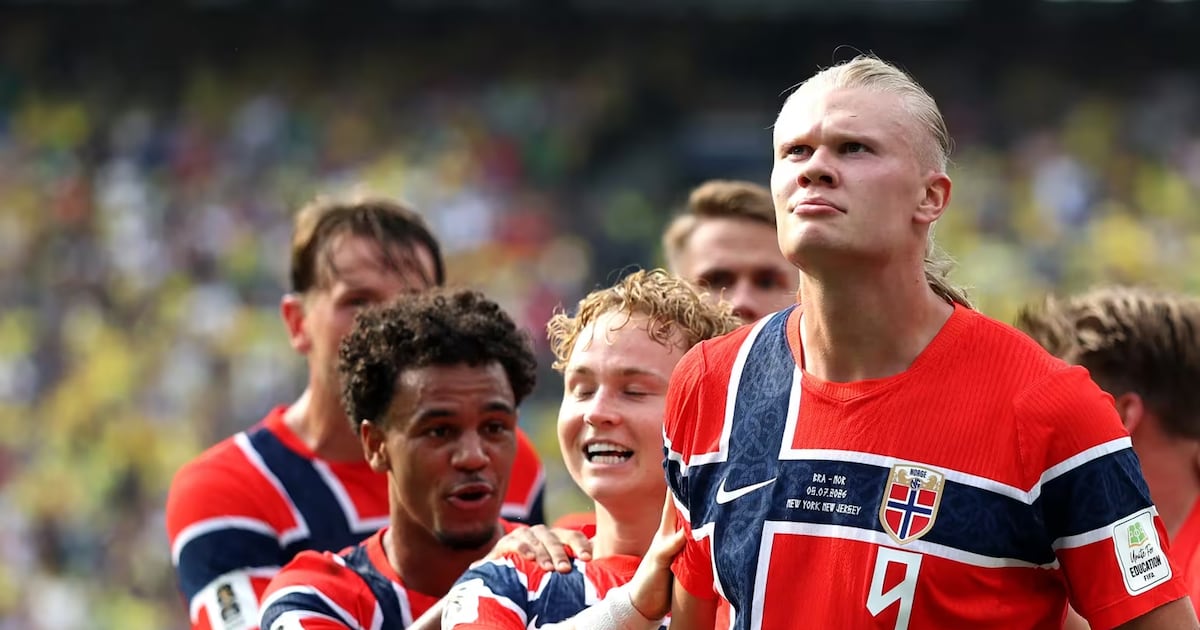 Haaland lidera la victoria de Noruega sobre Brasil en Mundial 2026