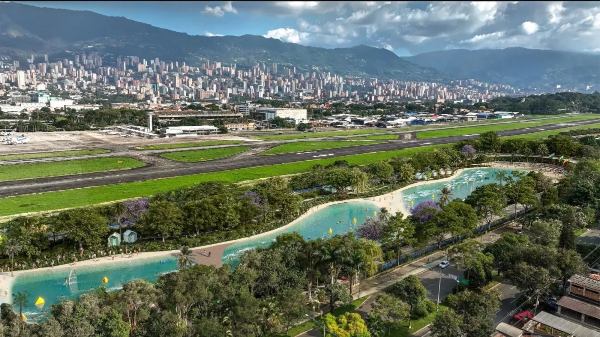 Avance del Gran Parque Medellín: 60% de ejecución en la zona central