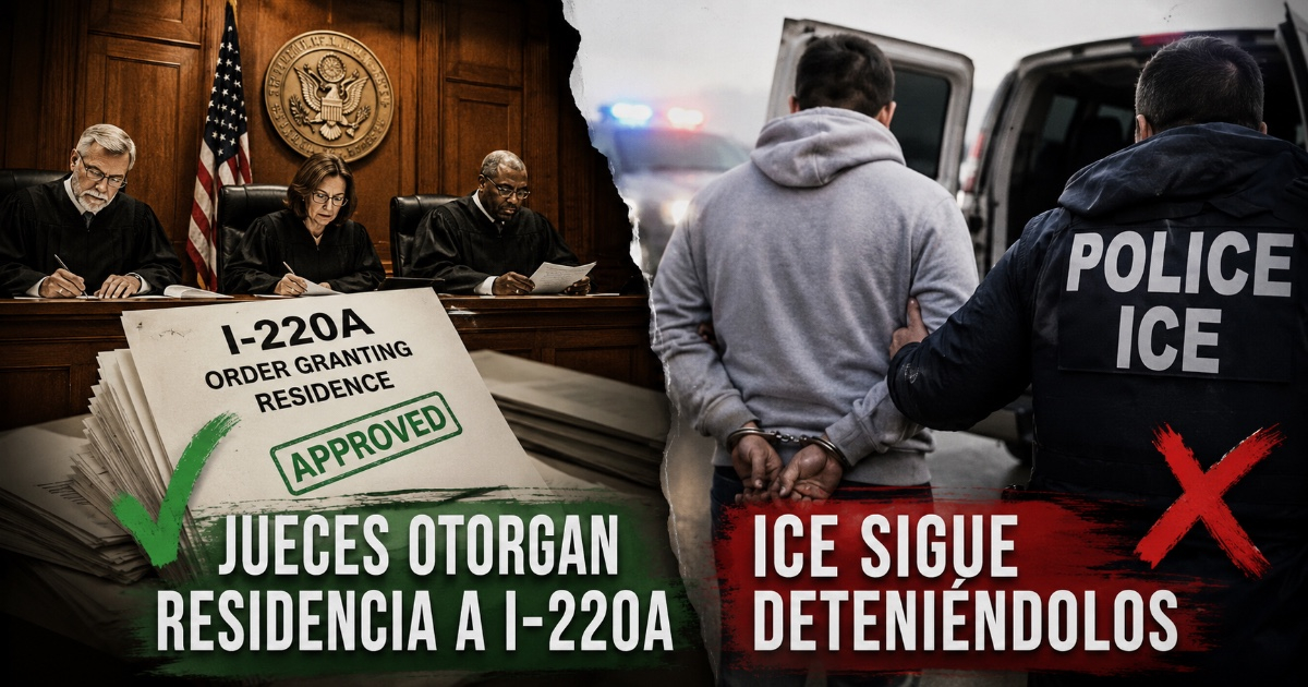 Cubanos enfrentan incertidumbre legal con casos I-220A en Estados Unidos