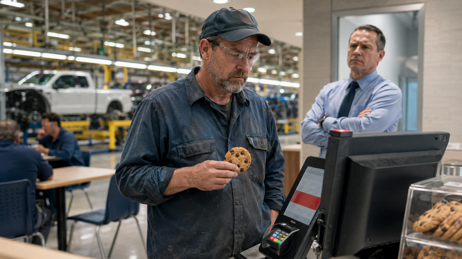 Un trabajador de Ford enfrenta despido por error en pago de galleta y logra mejor salario