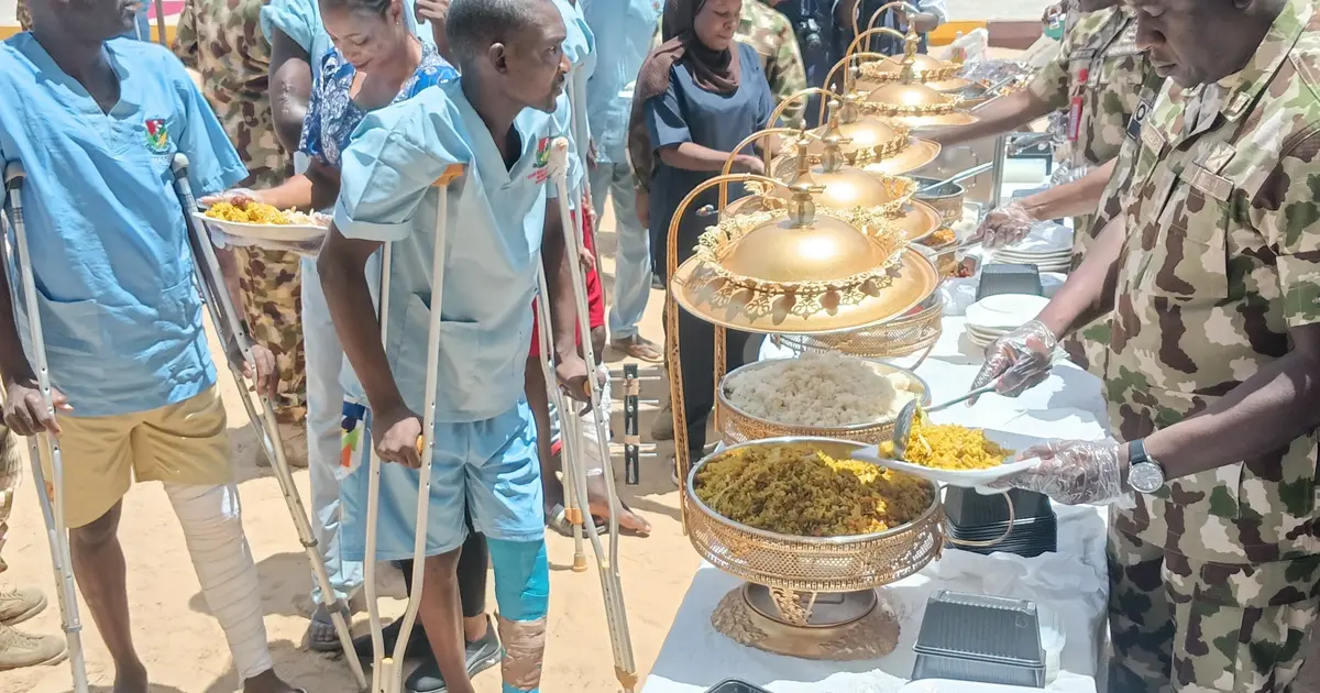 Nigerian Army Honours Wounded Soldiers With Special Luncheon In Borno