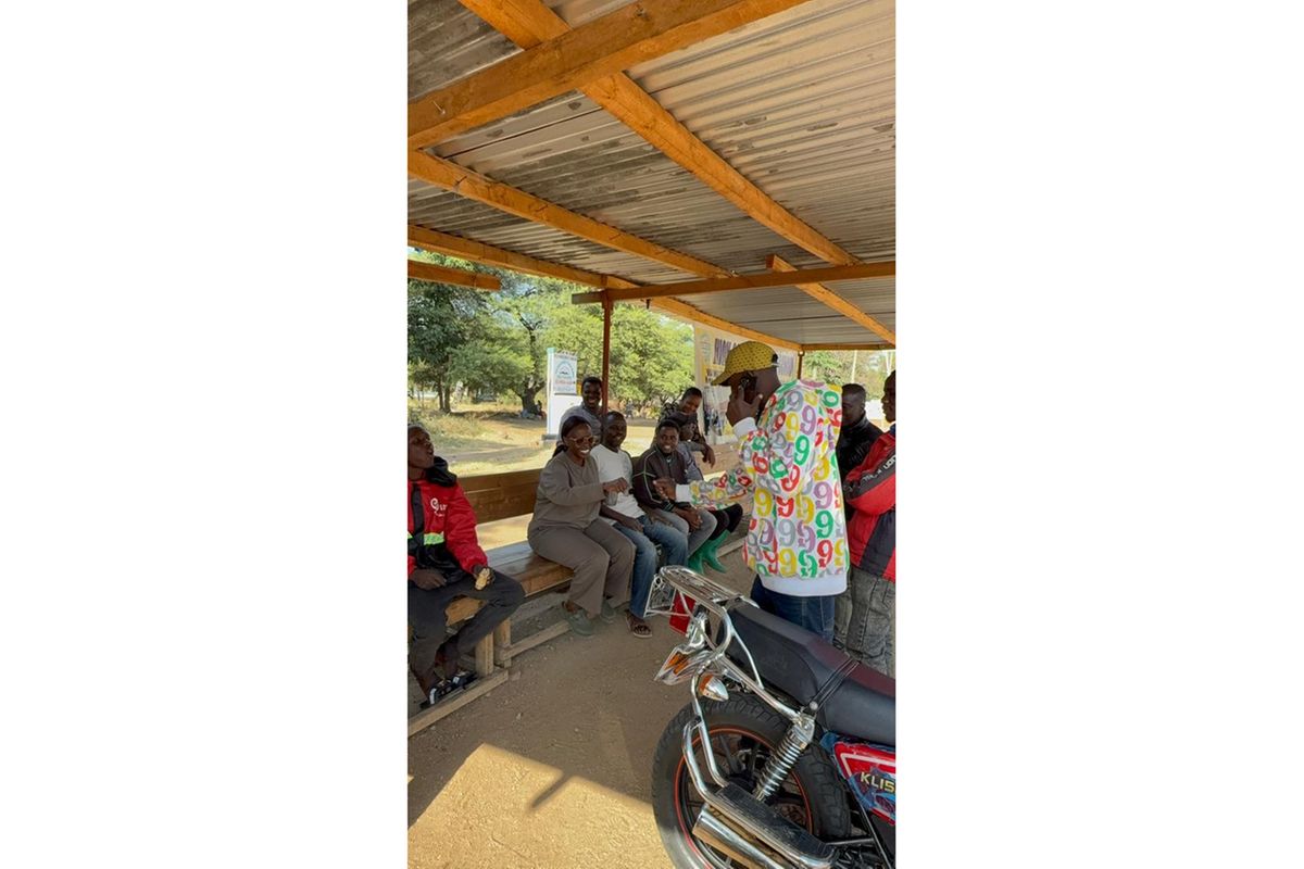 Bunda Town's Motorcycle Taxi Drivers Maintain Daily Income