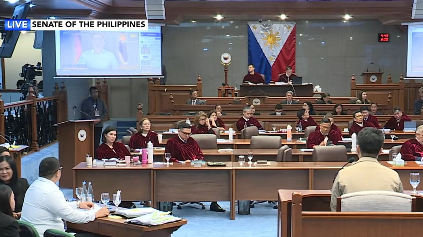 House Prosecution Presents Marcos' Reaction Video in Sara Duterte Impeachment Trial